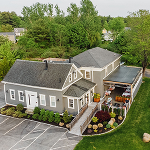 Aerial view of Nick's Steakhouse